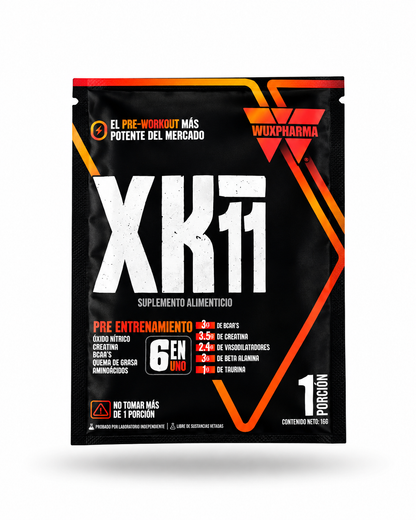 10 SOBRES INDIVIDUALES PRE ENTRENO XK-11