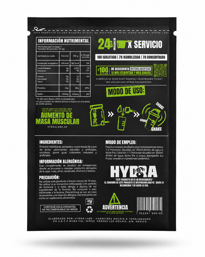 10 SOBRES INDIVIDUALES OXIDO HIDRA CEREZA